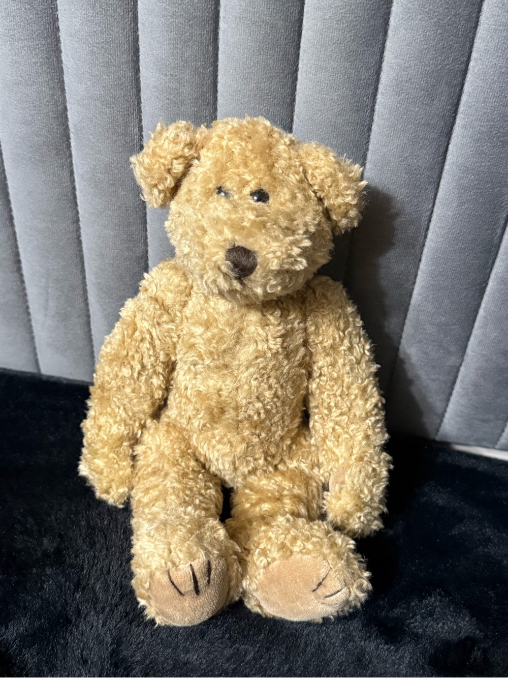 Avon Canada Curly Teddy Bear Plush Tan Brown Stuffed Animal Soft Toy 12”